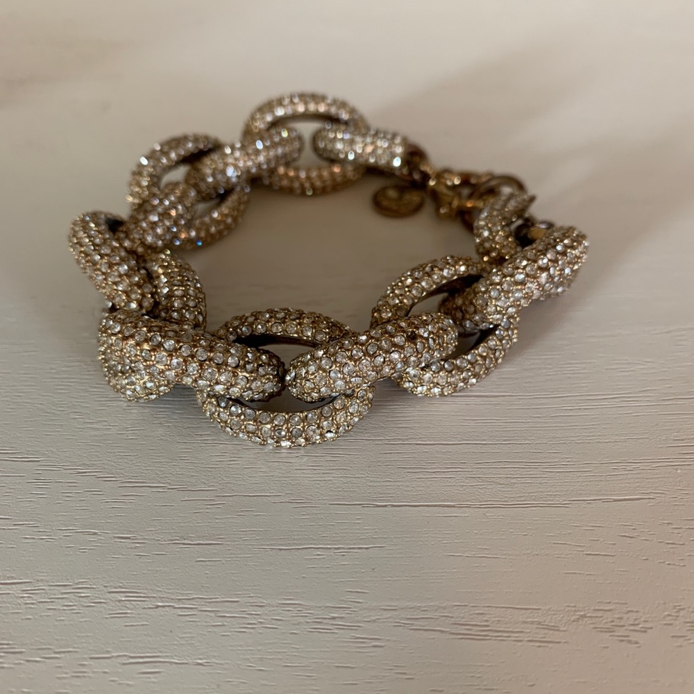 J. Crew Pave Link Bracelet
